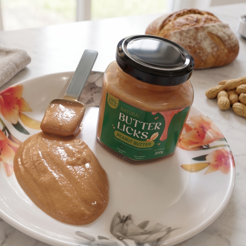 Organic Peanut Butter (100% Natural, High Protein, No Added Sugar)